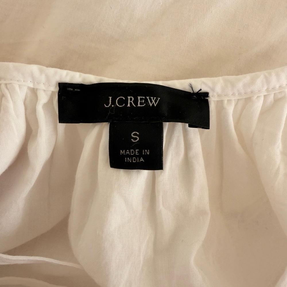 J. Crew White Harbor Midi Dress with cut out detail - Picture 8 of 8